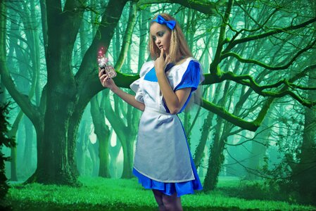 Wonderland magic portrait