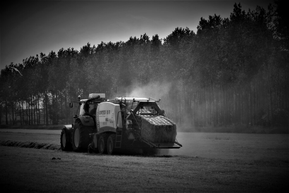 Harvest machine farm custom work