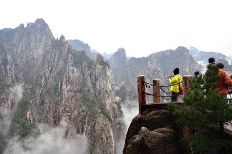 Rock tourism huangshan photo