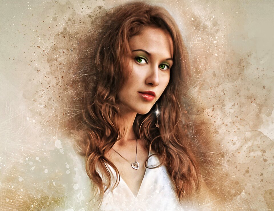 Young beauty model