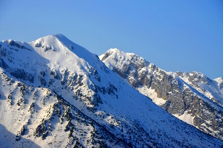 Ice mountain peak glacier