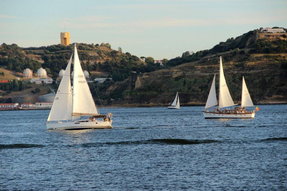 Mar ocean sailboat