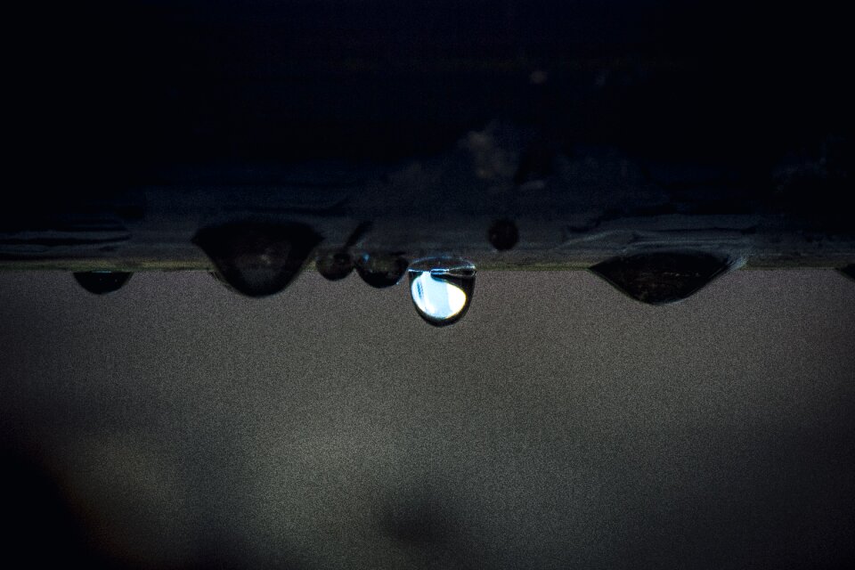 Water drop of water liquid