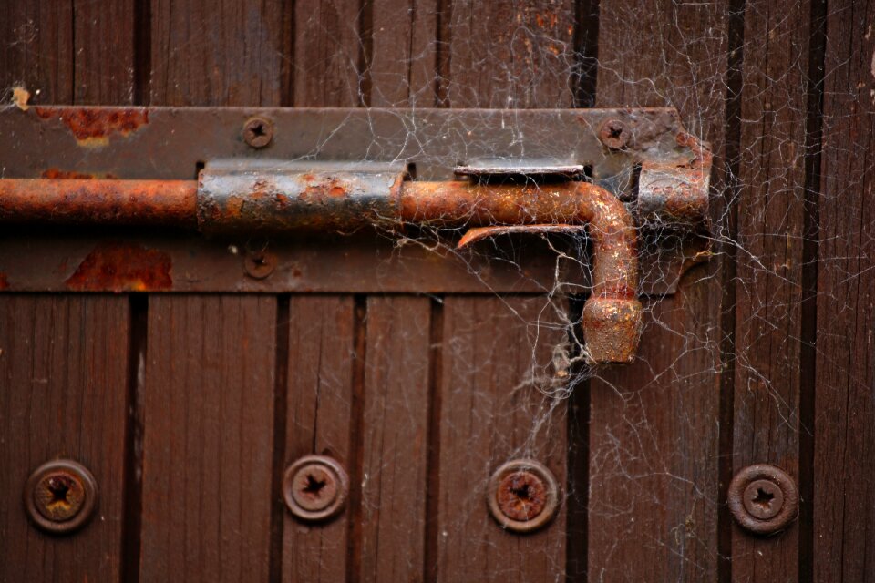 Door entrance metal photo