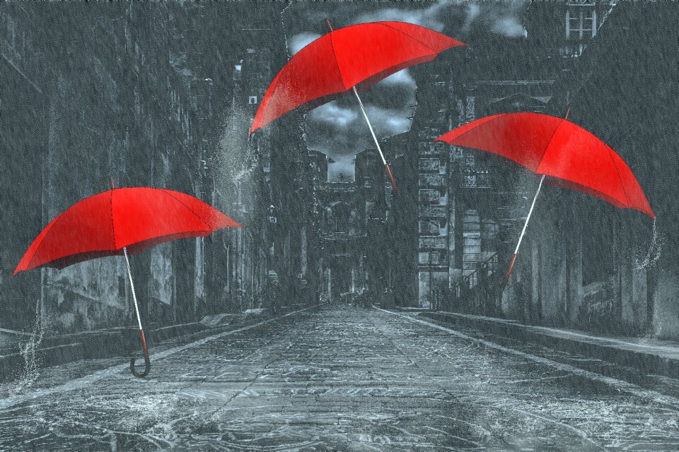 Wet weather raindrop