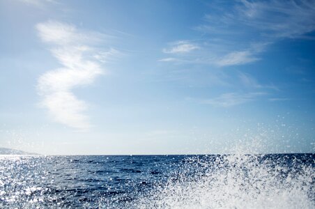 Outdoors surf sky