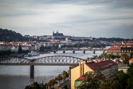 Bridges architecture of the city photo