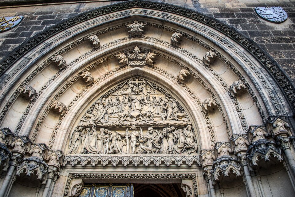 Architecture entrance historically