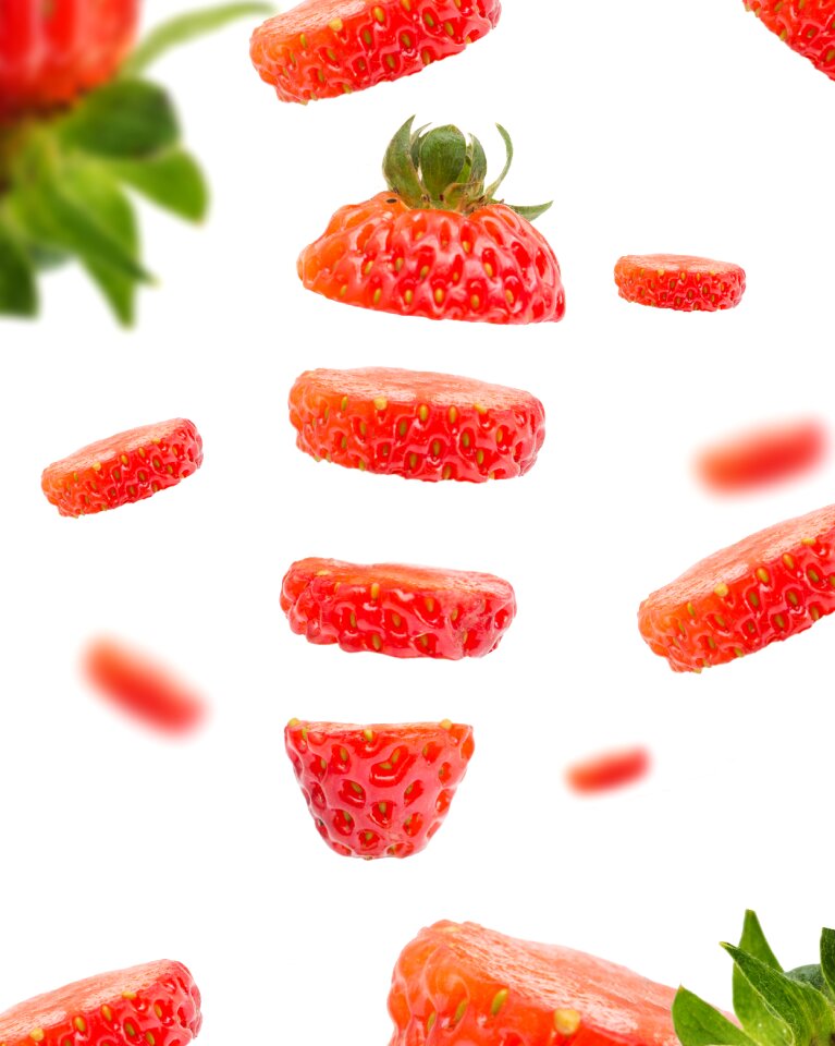 Strawberries strawberry red strawberries abundant