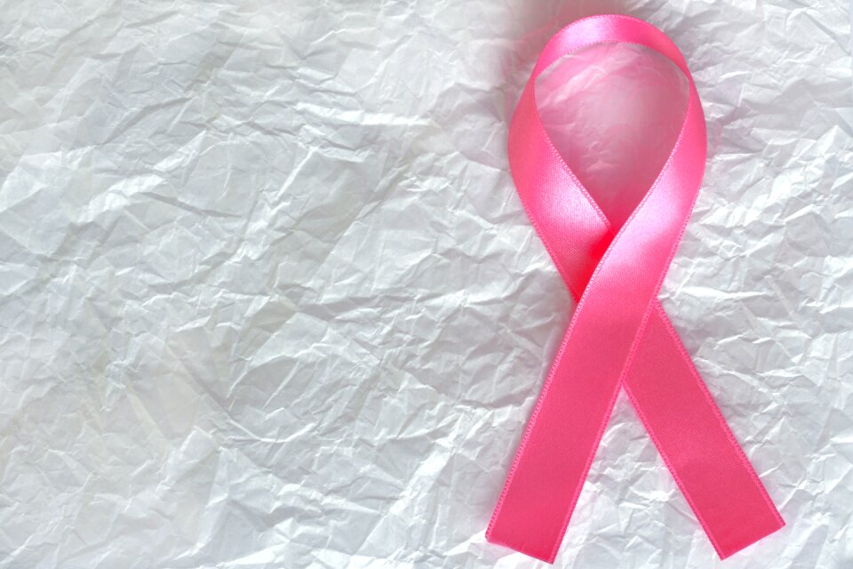 Ribbon breast cancer awareness month healthcare photo
