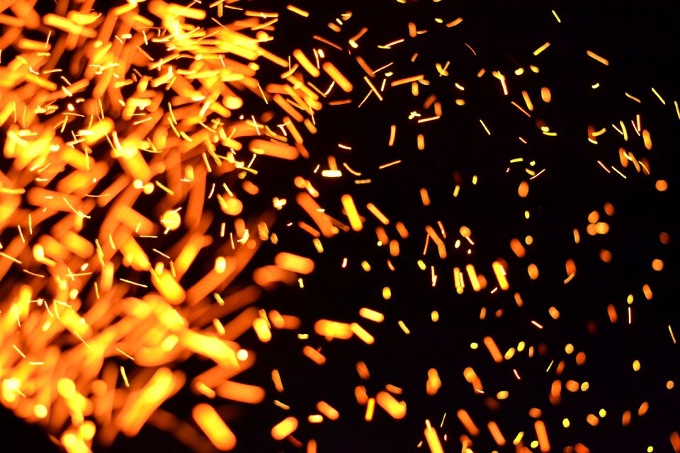 Light splash sparkle