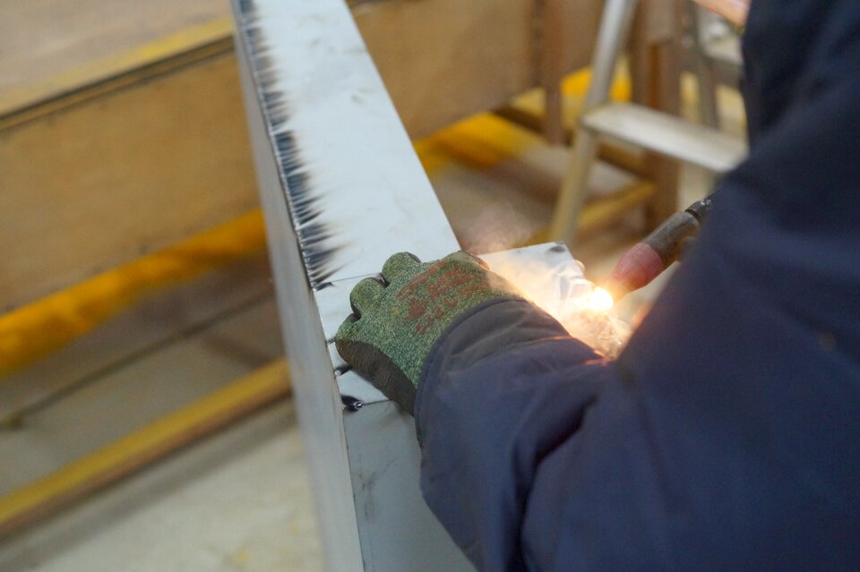 Steel metal factory