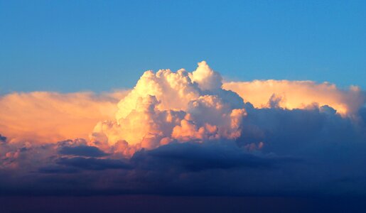 Beautiful landscape blue