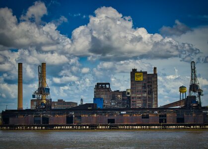 Industrial plant factory building industrial building
