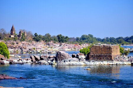 Town city betwa river