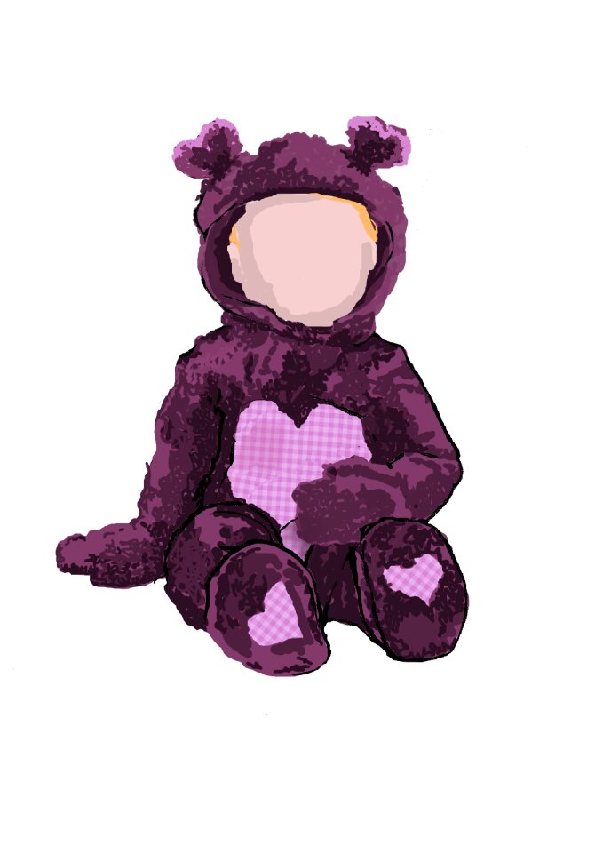 Baby dall heart