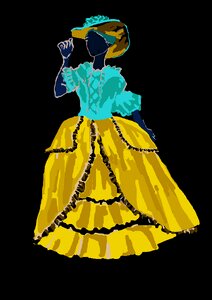 Lady dress hat