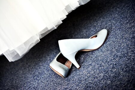 Wedding shoes shoes blue wedding photo