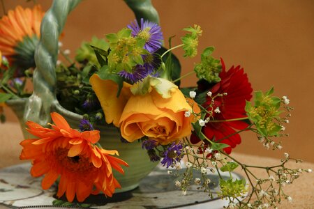 Bouquet floral ornament