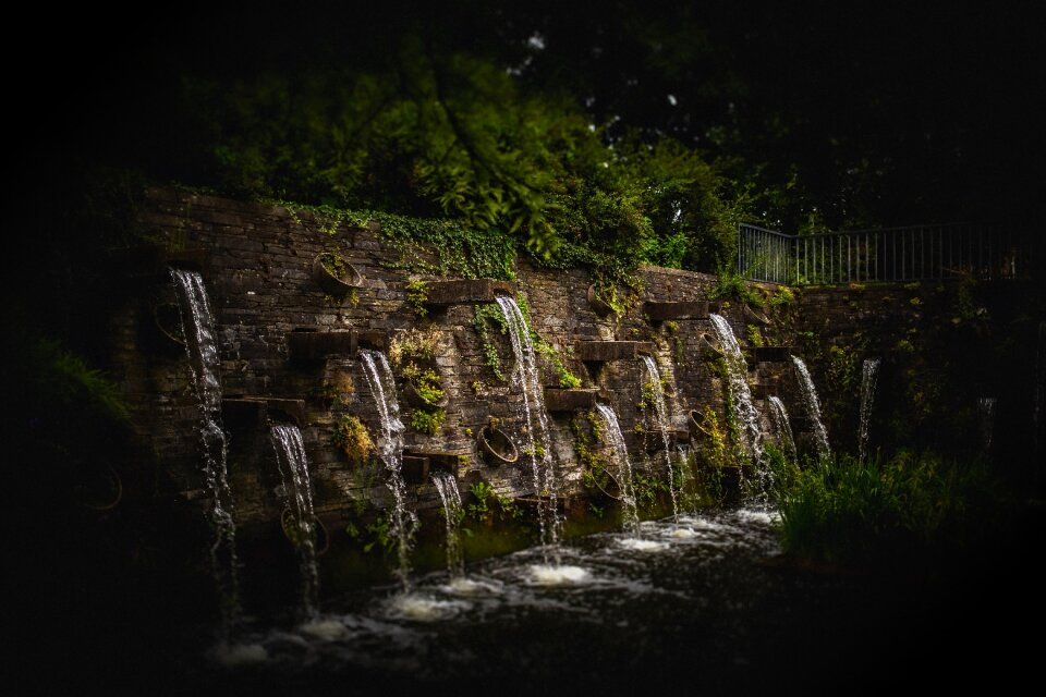 Tilt shift park photo