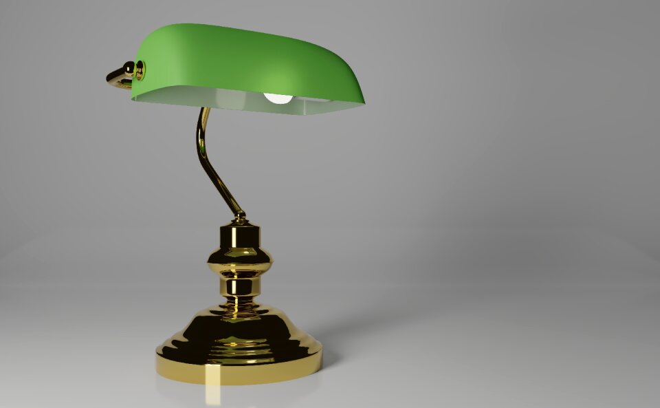 Lawyers lamp gray office gray lamp