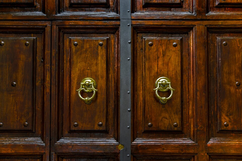 Knocker brass entrance