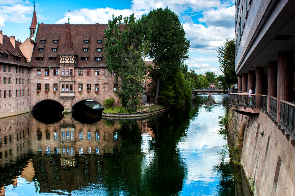 Landscape the old town germany