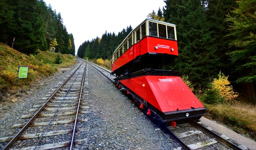 Funicular railway oberweißbach thuringia germany
