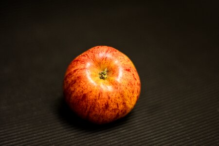 Mature red apple healthy