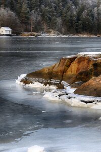 Winter ice nature photo