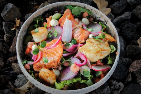 Salad lunch delicious photo