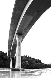 Bridge construction curves road