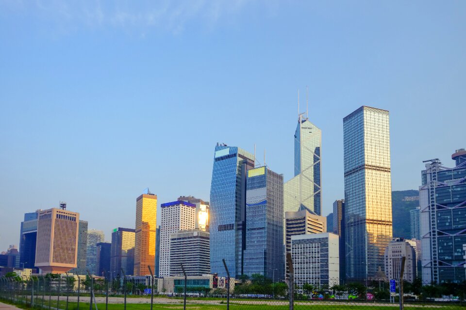 Skyline cityscape office
