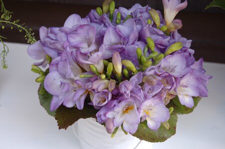 Floral leaf bouquet de fleurs photo