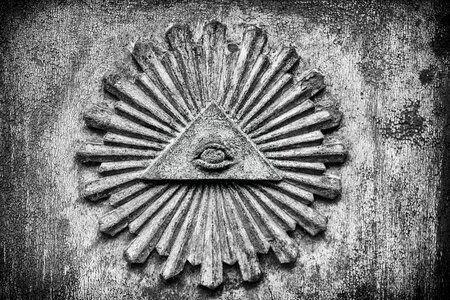 Secret society mysterious triangle