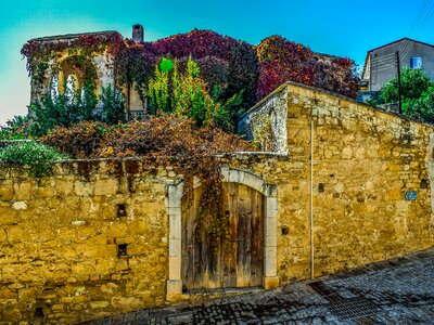 Traditional exterior stone built photo