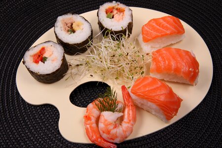 Fish salmon sushi