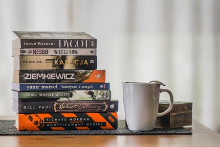 Mug relaxation reading photo