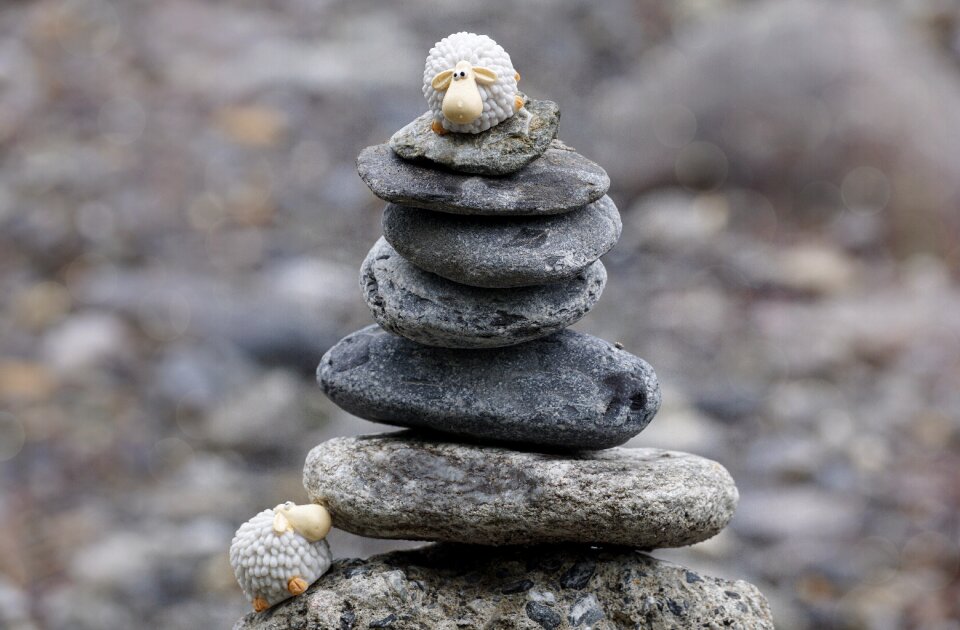 Harmony stone tower spiritual