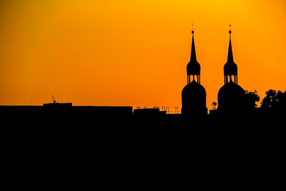 Nicholas architecture sunset