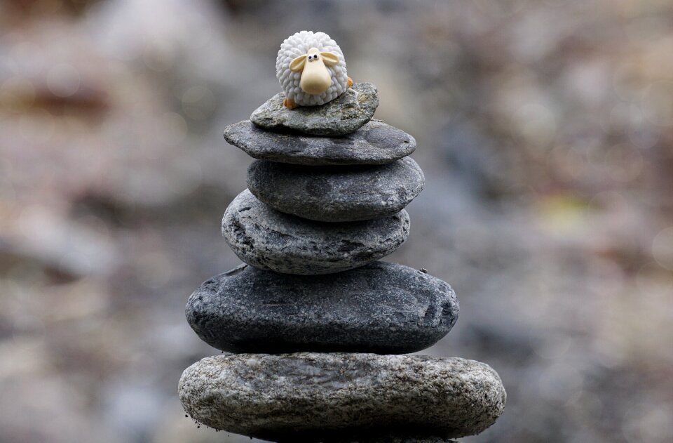 Harmony stone tower spiritual photo