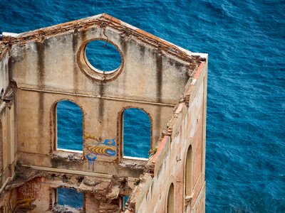 Building abandoned ruin photo