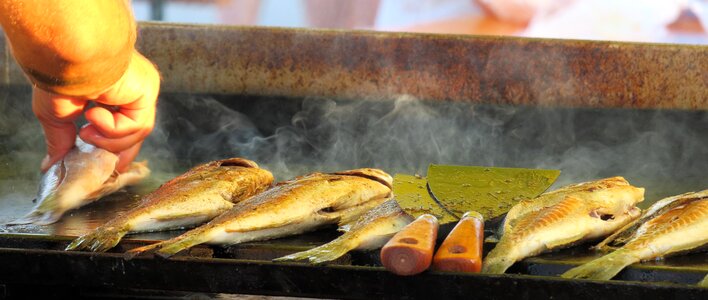 Seafood nutrition meal