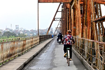 Bicycle hanoi vietnam photo
