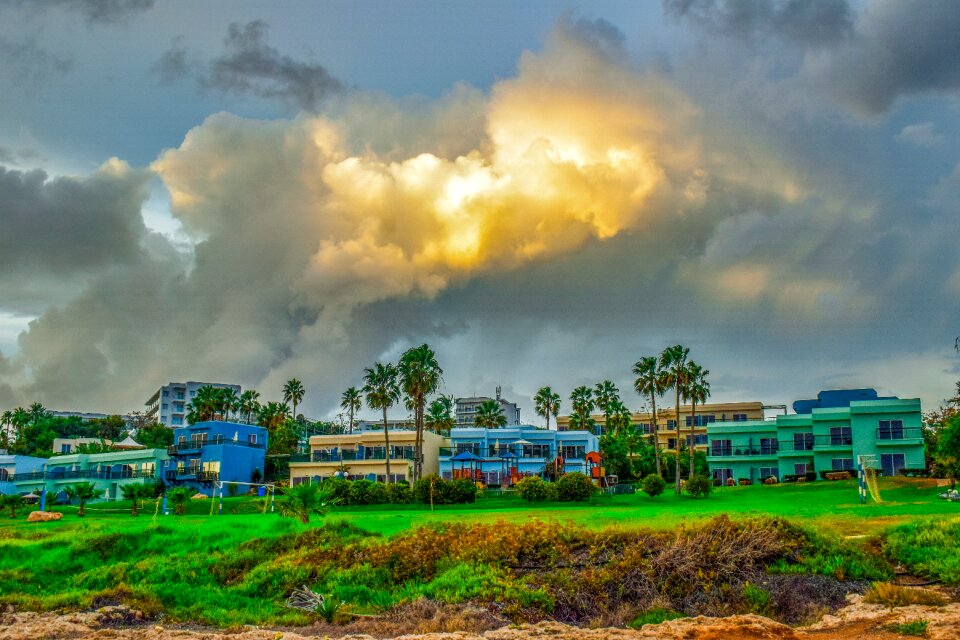 Architecture sky clouds