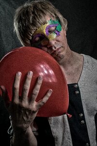 Emotion portrait balloons