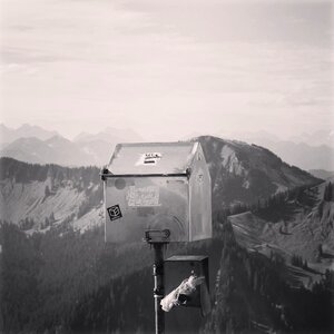 Mountain summit hilltop high