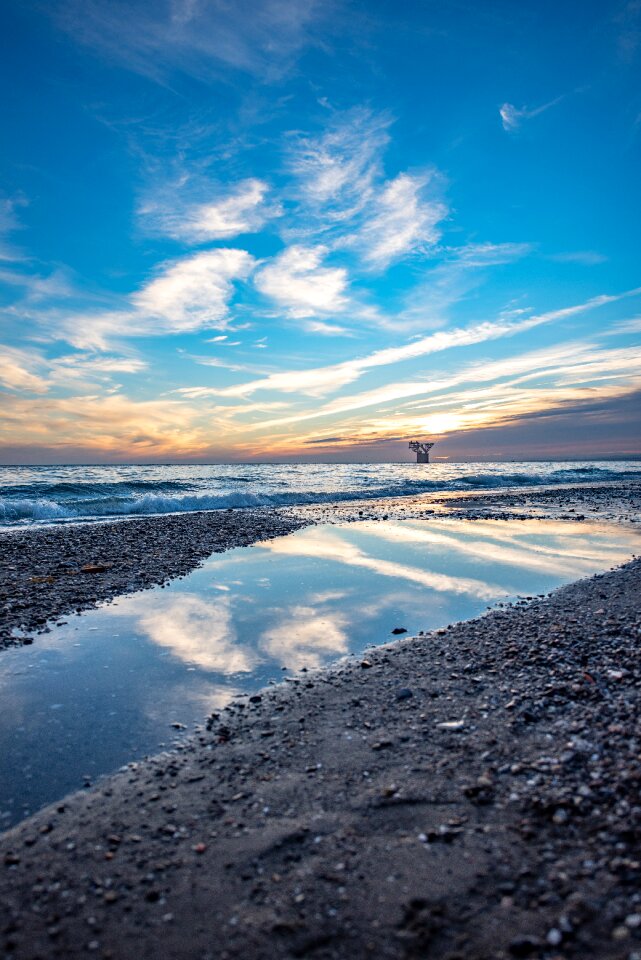 Water beach horizon