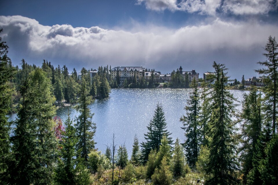 Nature clouds mountains