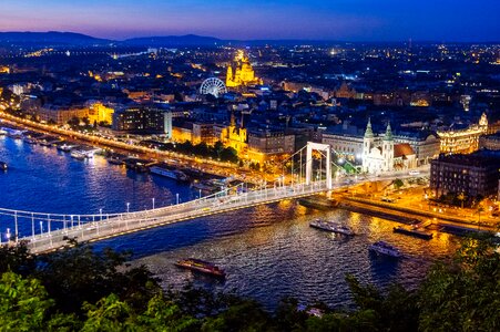 Danube bridge beautiful photo
